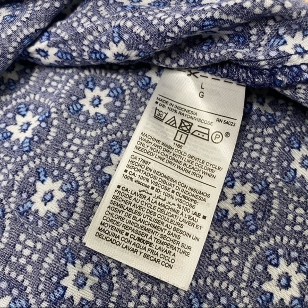 Old Navy Boho Print Sleeveless Tank size Large - Picture 4 of 6